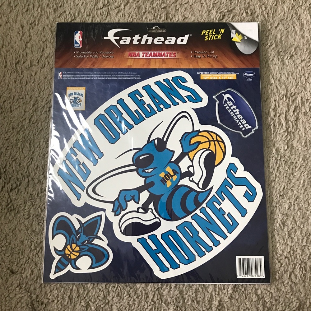 Fathead NBA Reusable Stickers - Hornets